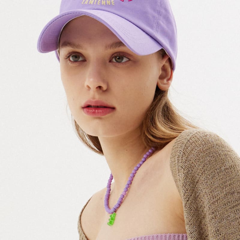 DELICCENT Logo Lettering Cotton Ball Cap [3 COLOR]