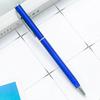 20-200 Pens New Slim Metal Ballpoint Pens Rose Gold Custom Logo Advertising Lettering Engraved Name School Office Supplies Gifts