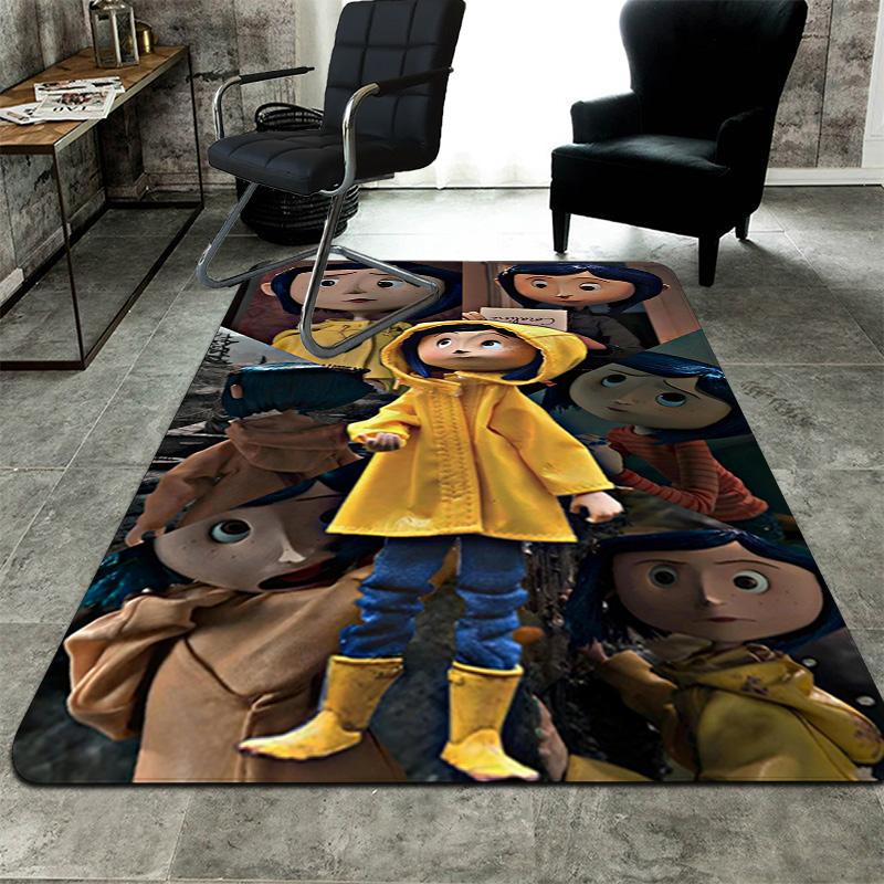Coraline Rug Floor Mat for Living Room or Bedroom Soft and Comfortable Carpet a Gift for Birthday and Holiday.