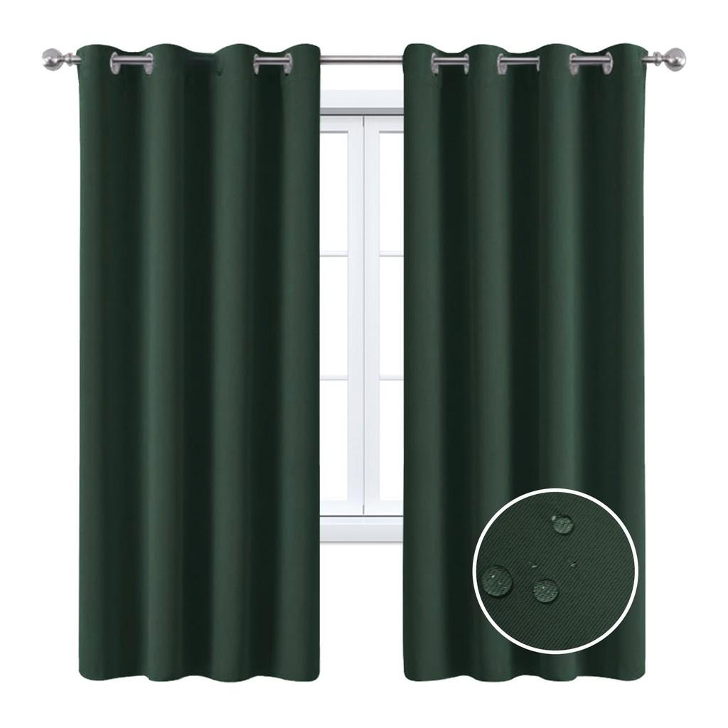 Solid Color Curtains With Insulation And Shading Design For Daily Household Use