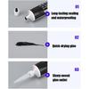 Black Automotive Sealant Windshield Silicone Adhesive Sealant Efficient Window Sealant Glue Universal Waterproof Repair Sealer