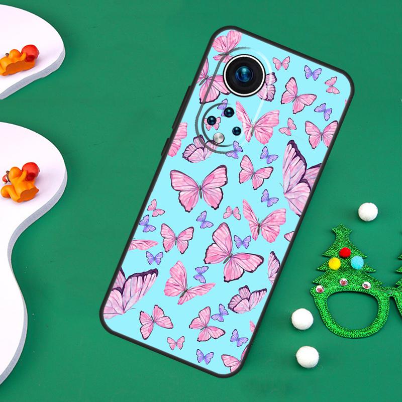 Luxury Butterfly Case For Honor 200 Pro X9c X9b X9a X8a X8b X7a X6a X8 X9 50 70 90 Magic 5 6 7 Lite Cover