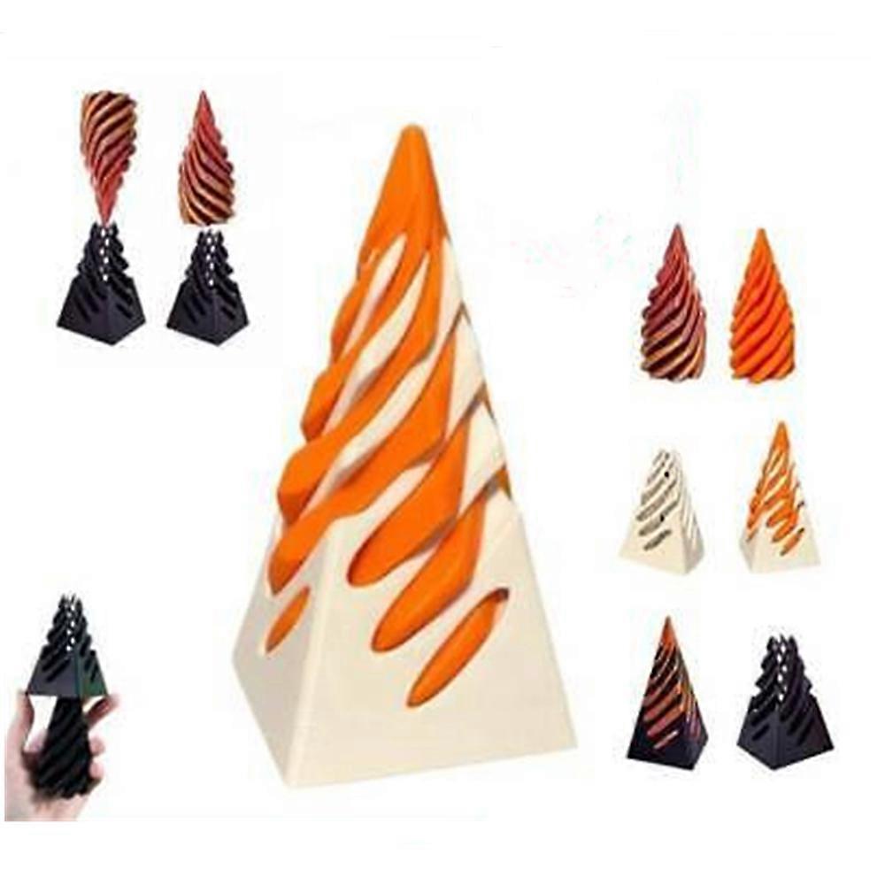 Impossible Pyramid Passthrough Sculpture,3D Pyramid Passthrough Sculpture
