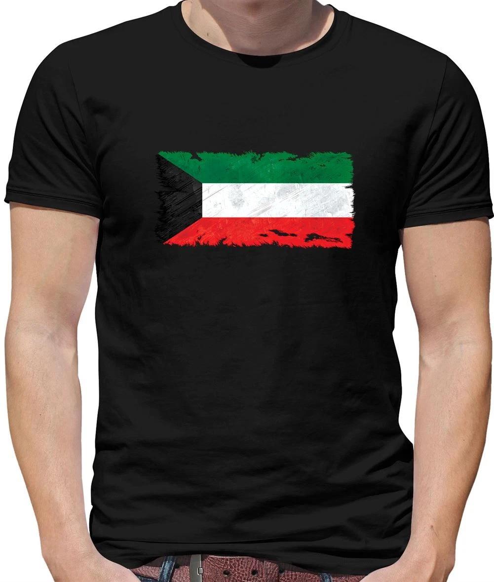 Kuwait Flag Mens T-Shirt - City - Middle East - Country - Travel - Persian Gulf XS