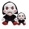 18cm Movie Saw Plush Toys Halloween Soft Stuffed Saw Billy Plush Doll Juego Macabro Cartoon Birthday Christmas Gift Fans