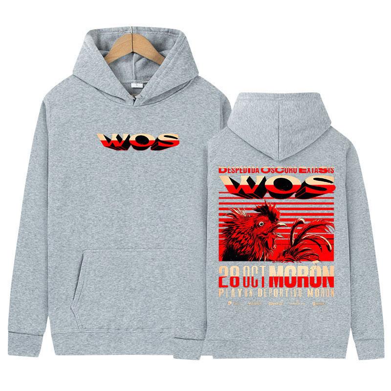 Rapper Wos Ds3 Tour Album 2025 Merch Hoody Mens Hip Hop Pop Music Long Sleeve Sweatshirt Y2K Fashion High Quality Fleece Hoodies