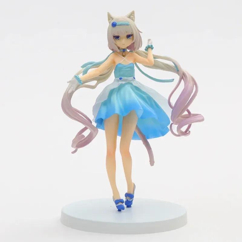 Nekopara Chocola Vanilla Cocktail Dress Ver Figure PVC Model Collection Gift Decoration Figurine