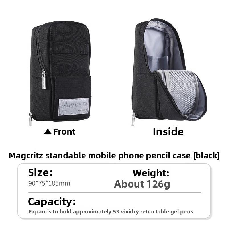 Kokuyo Phone Stand Pencil Case Large Capacity Organizer For Students And Office