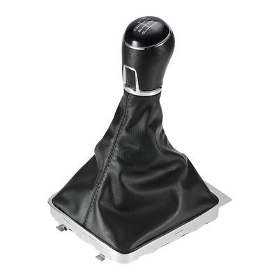 6 Speed Gear Shift Knob Leather Boot Replacement for VW Passat B7 2011 2015