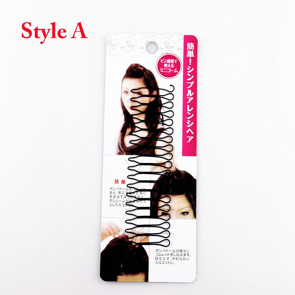 Easy to Use U Shape Hair Finishing Fixer Comb Baby Hair Tame Hair Finishing Clip Hairstyle Fixed