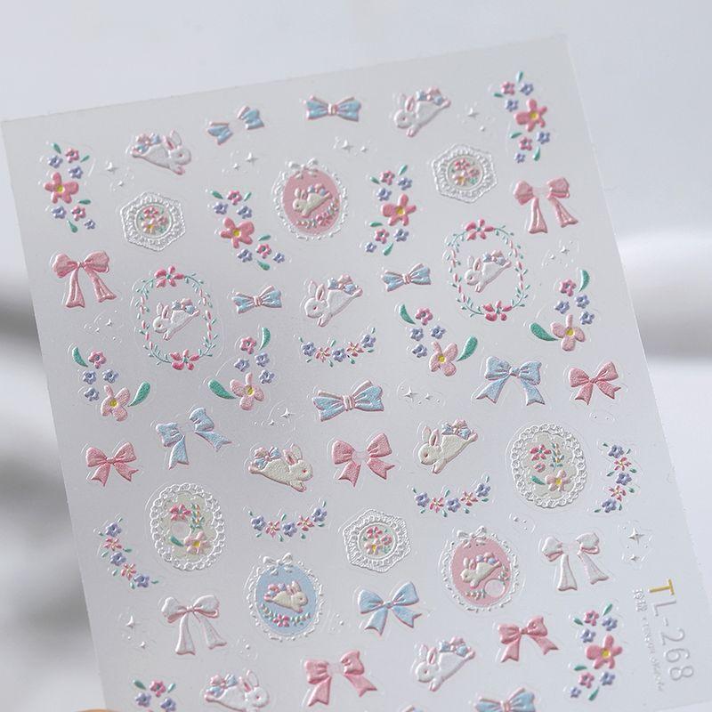 

Сезон Точка Жемчужный Цветок Кролик Банты Наклейка для Нейл-арта Водонепроницаемая Наклейка для Ногтей Декоративные Наклейки Украшение Tl268 TL268 (point Pearl)