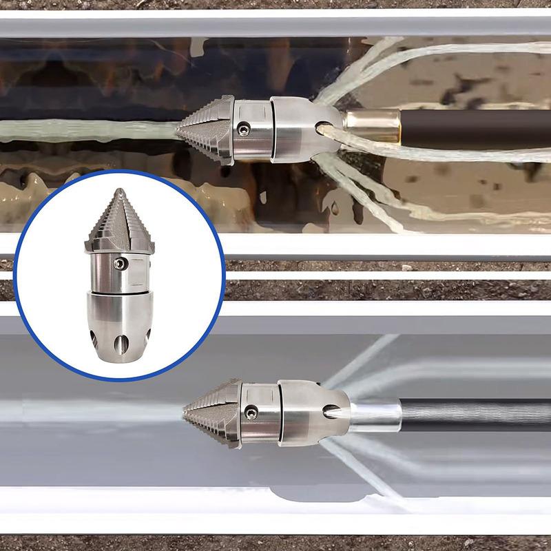 Rotating Nozzle 1/2 M22 3/8 High Pressure Rotating Nozzle Sewer High-Pressure Cleaning Water Gun Nozzle Sludge Cleaning Nozzle