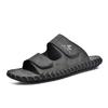 Handmade Men's Beach Slippers Plus Size Summer Comfortable Leather Slippers For Men Flip Flops