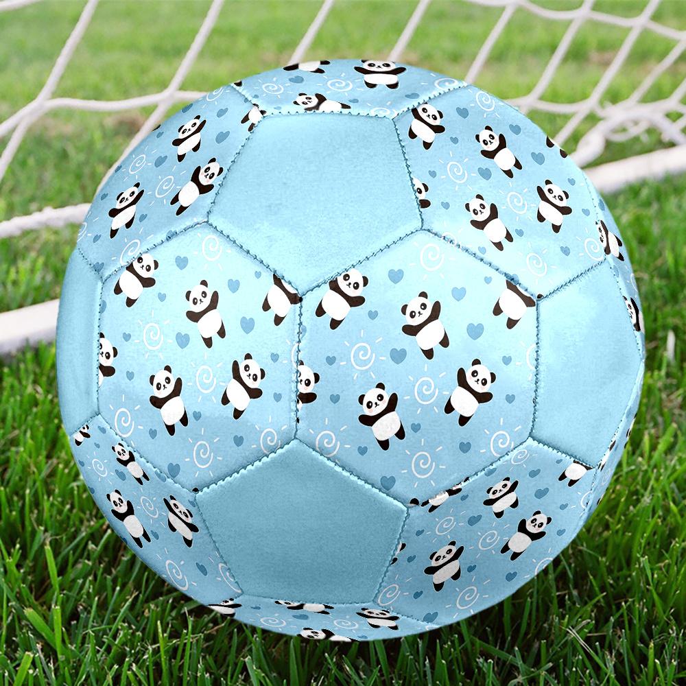 1PC Panda Party No Soccer Ball Size 5 Football Machine Sewn Indoor/Outdoor Universal Football W14 Size 5