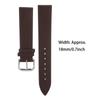 Unisex Brown 18mm Watchband Strap Replacement Watch Band Watch Accessory