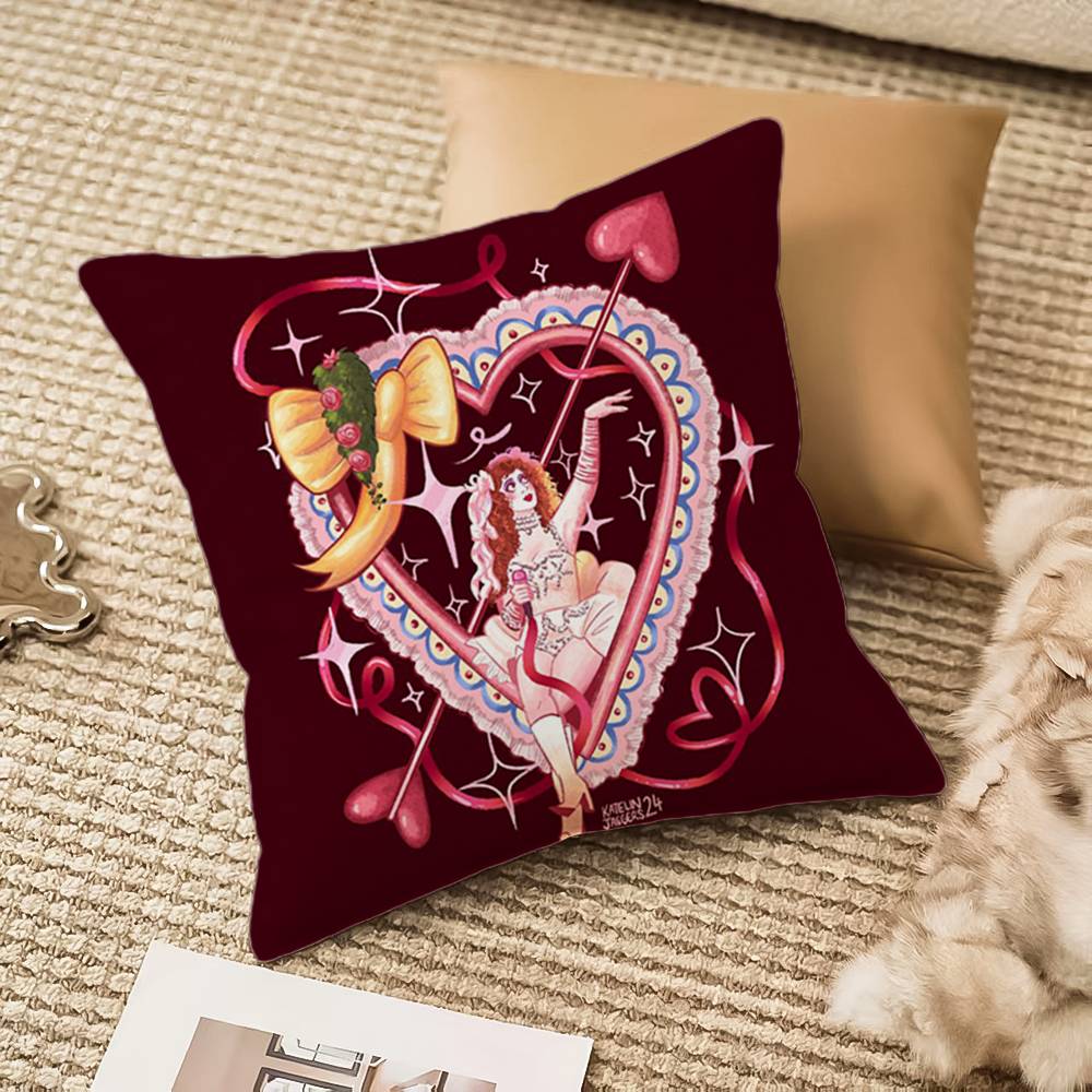 G-Good Luck Babe C-Chappell R-Roan Pillow Case Anti-dustmite Invisible zipper Sofa Bed