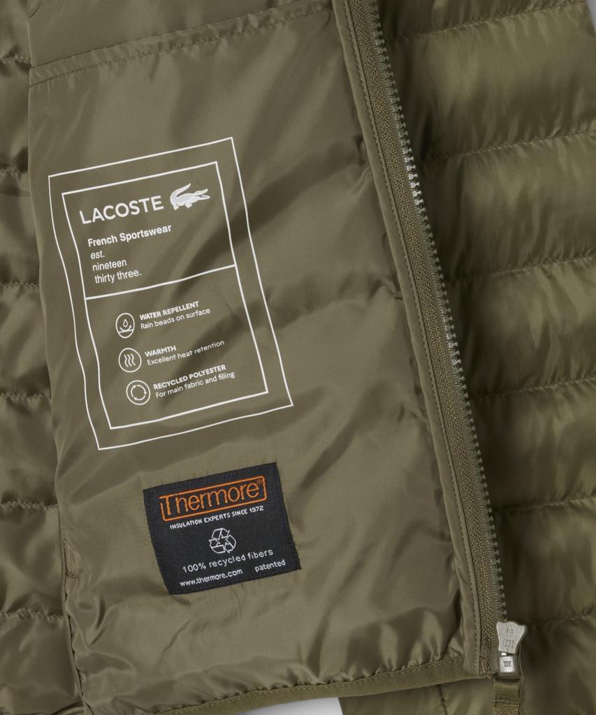 Lacoste Men'S Thermore Hooded Lightweight Padded Jacket Bh7228-55N E9F