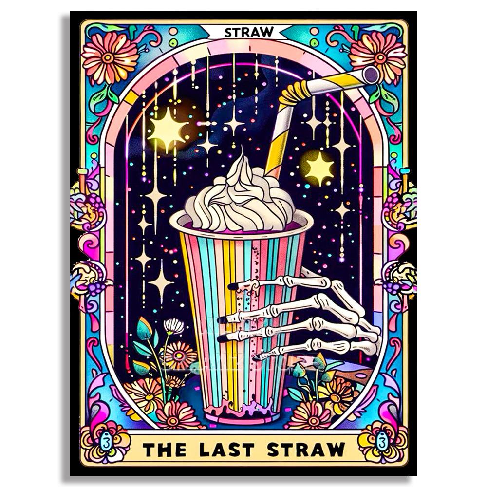 DIY Diamond Embroidery Tarot Card Diamond Painting Cartoon Skeleton Cross Stitch Set Halloween Art Decoration Gift