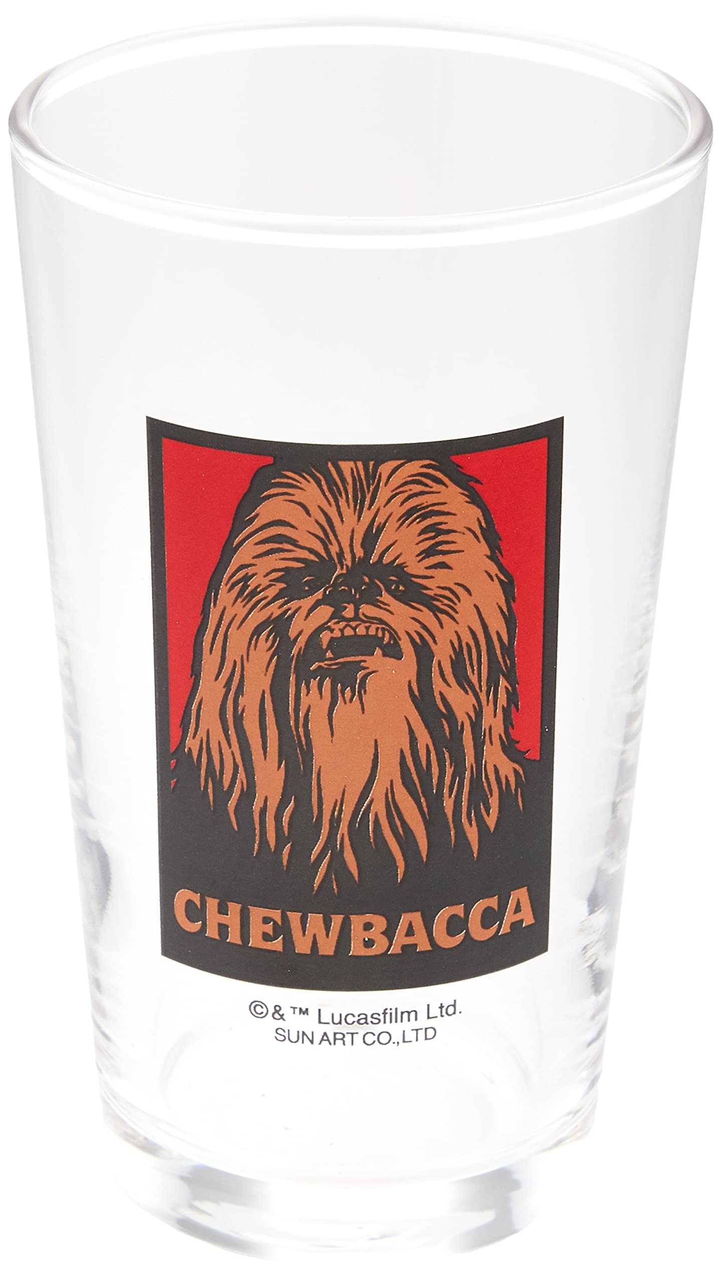 

Sun Art Chewbacca Star Wars Glass, 240ml, Clear, SAN2481-7