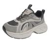 Casual sports women's shoes mesh super fire thin running shoes women's spring new thick-soled dad shoes
