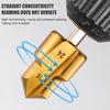 Yousheng 1/3Pcs Heavy-Duty Pipe Reaming Drill Bits Rustproof Corrosion Resistant Easy Installation Versatile Compatibility Reamer Drill Bit Tools