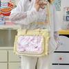 New Japanese Ins High Value, Fresh and Sweet Candy Color Girl Transparent Bar Pain Bag, Light Messenger Bag