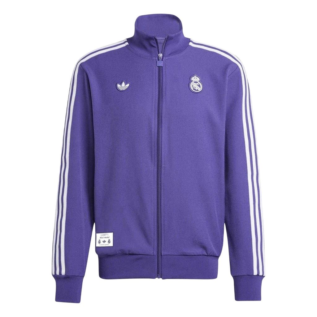 Adidas Mens Terrace Icons Real Madrid CF Tracksuit Top