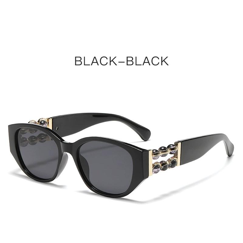 

2026 New Square Rotating Bead Decoration Frame Sunglasses Trendy Fashion Luxury Sun Glasses for Women Travel Large Frame Eyewear