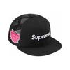 Supreme X Cappellini da Baseball New Era Unisex Nero SUP-SS24-2530
