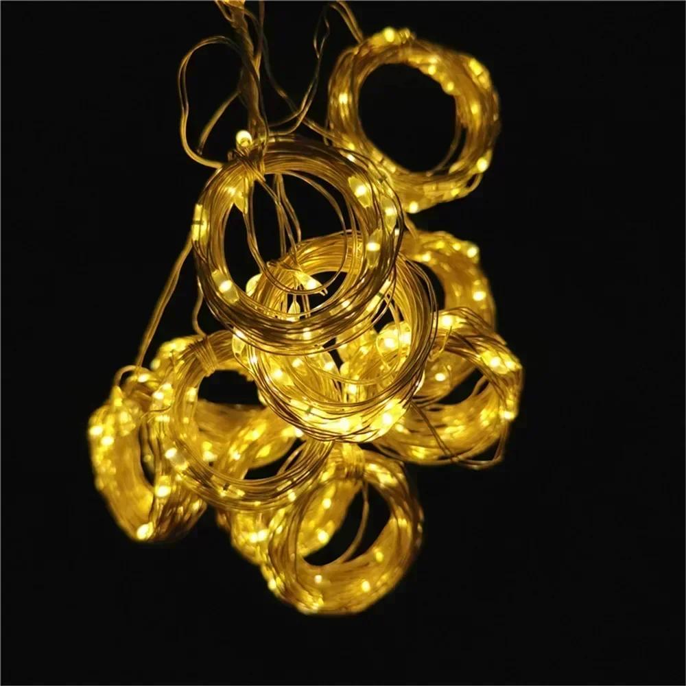 3M LED Curtain Garland on the Window USB String Lights Fairy Festoon Remote Control New Year Christmas Decorations for Home Room