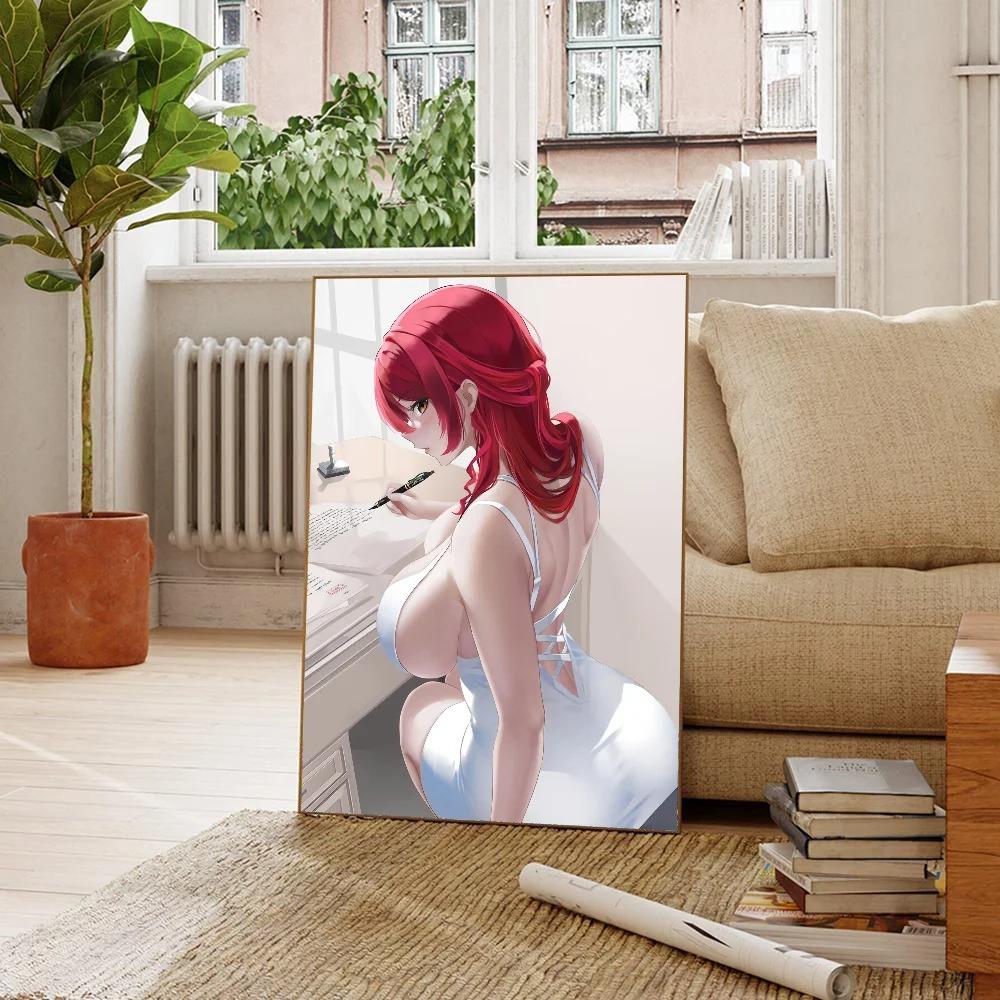 Honkai Star Rail Himeko Anime Girl Game Poster Home Living Room Bedroom Bar Restaurant Cafe Art Painting Decor