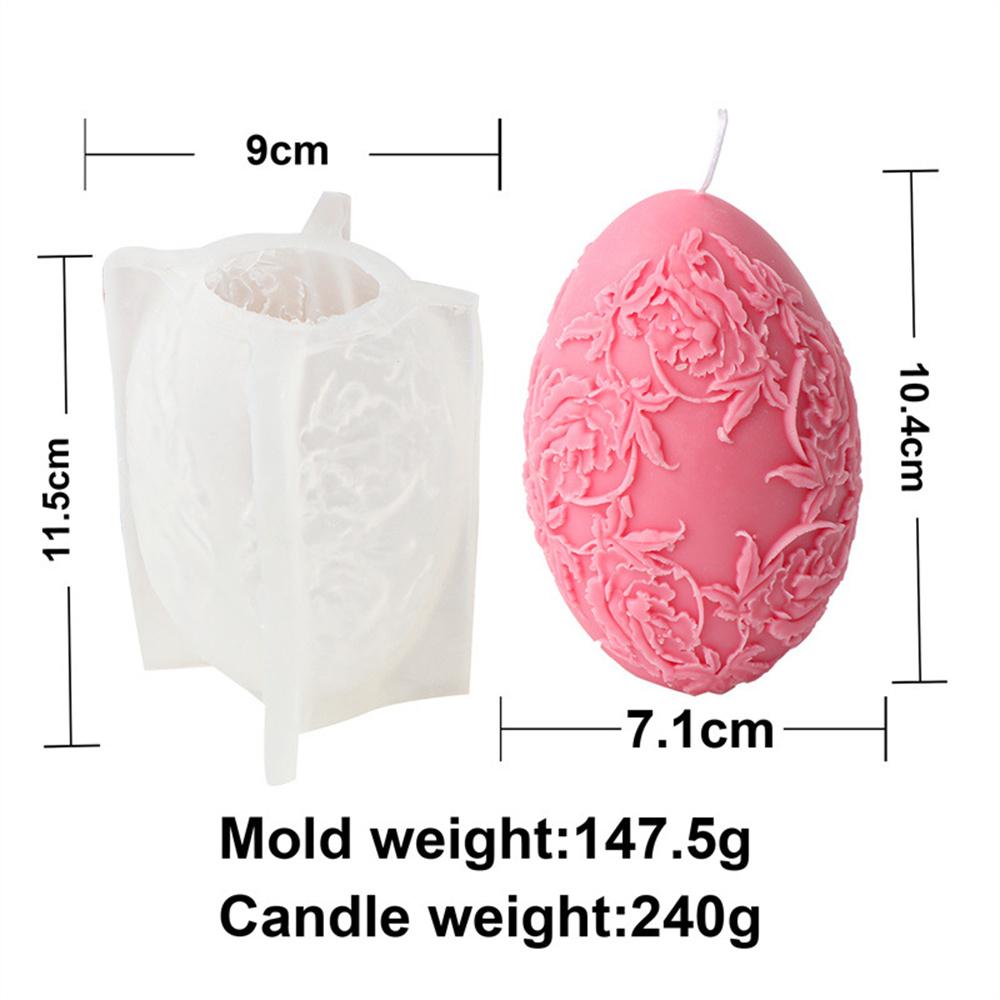 Embossed Floral Mold Holiday Decor Rose Tulip Mold Easter Egg Mold Rose Tulip For Easter Festivities Baking Enthusiasts DIY