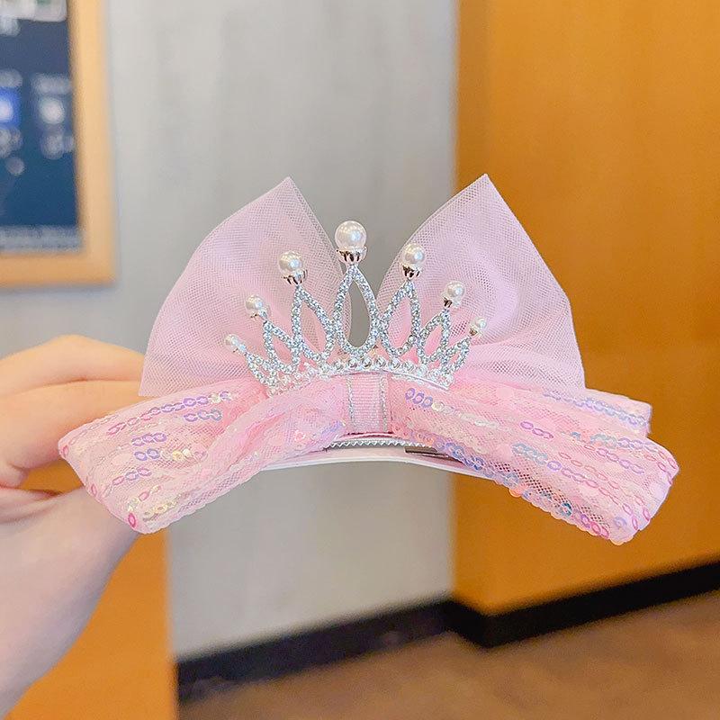 40pcs 2inch Color Ribbon Bows with Dots Hair Clips for Baby Girls Handmade Bowknot Hairpin Barrettes Children's Hair Accessories