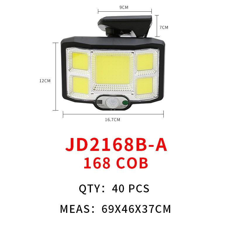 Triple-Head Rotatable Solar Outdoor Wall Lamp for Streets and Courtyards