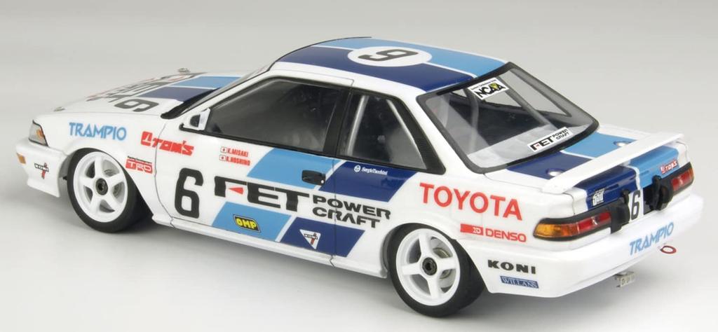 Racing Series Toyota Corolla Levin AE92 1989 JTC SUGO Plastic Model PN24039 Molded Color PLATZ/NuNu 1/24