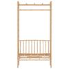 Banc de grădină cu pergolă 116 cm Bambus