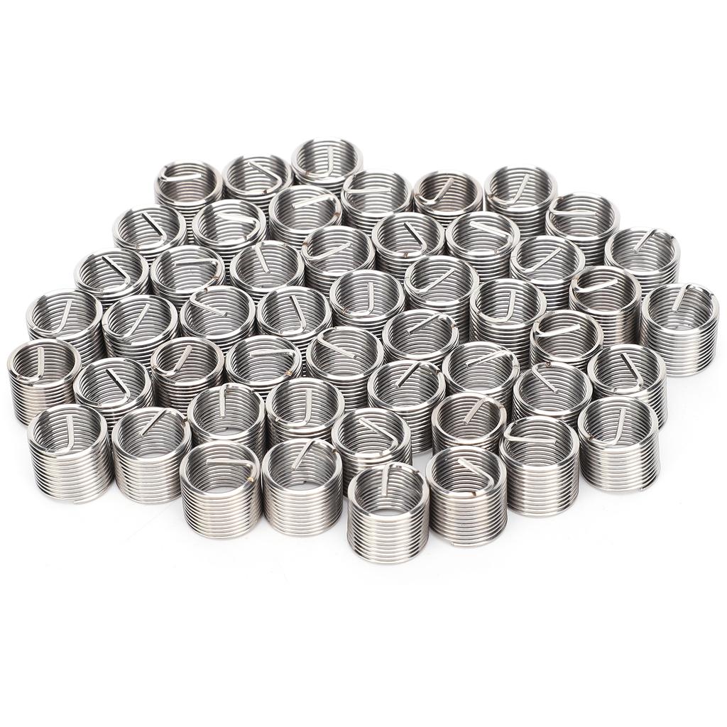 50Pcs Thread Inserts Male Female Reducing Nut Repair Tool Stainless Steel Fastener M10x1x1.5D