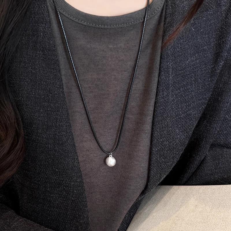 Bohemian Ceramic Necklace: Vintage Ethnic Long Sweater Chain & Zen Choker