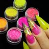 6 Boxes/set Super Shiny Mermaid Nail Glitter Powder Sequin Nail Art Decoration
