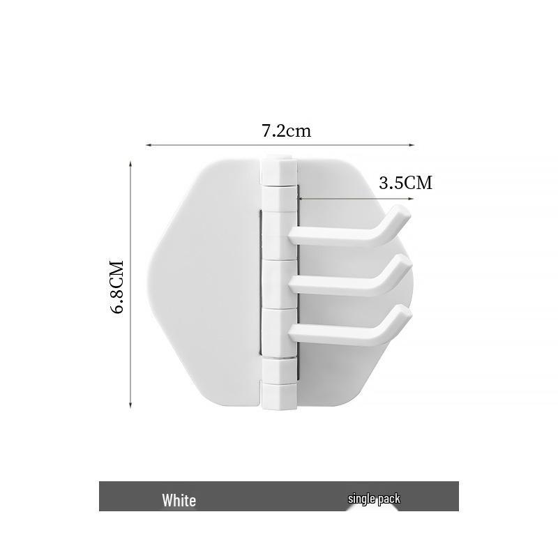 Multi-Functional Rotating Bathroom Key and Ornament Hook Hanger