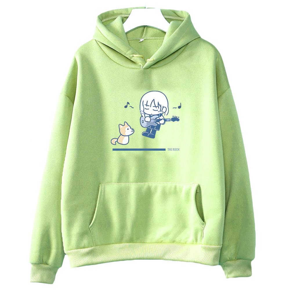 BOCCHI THE ROCK! Hitori Gotou Ryou Yamada Harajuku Hoodies Aesthetic Kawaii Sweatwear Couple Sweatshirt Women/men Autumn/Winter