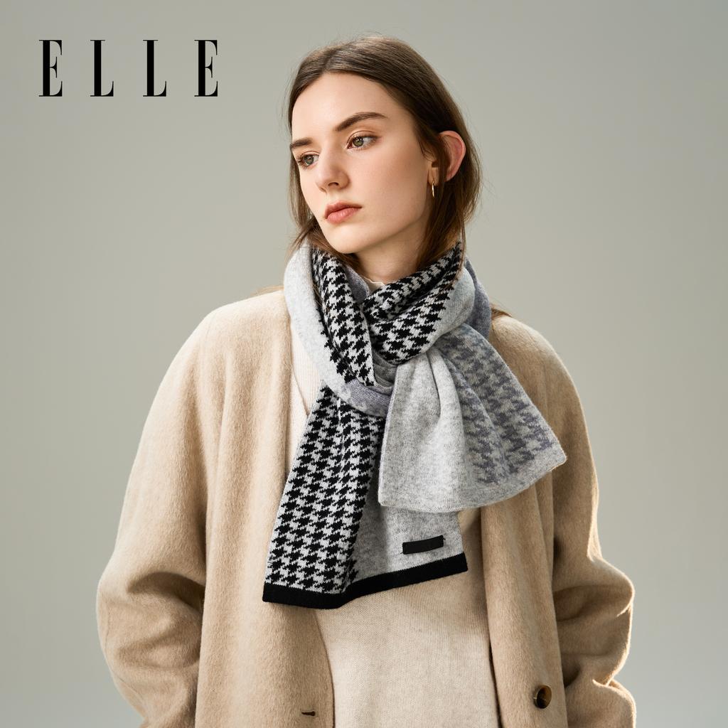 ELLE 100% Wool Scarf for Women