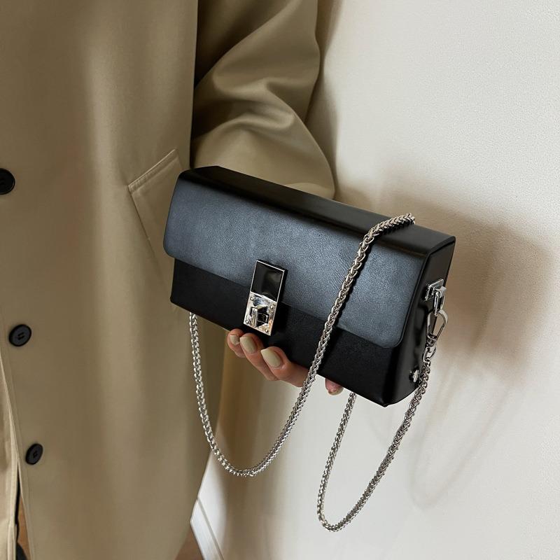 Premium Small Bag Women's Bag New Autumn Versatile Chain Shoulder Messenger Bag Texture Box Small Square Bag