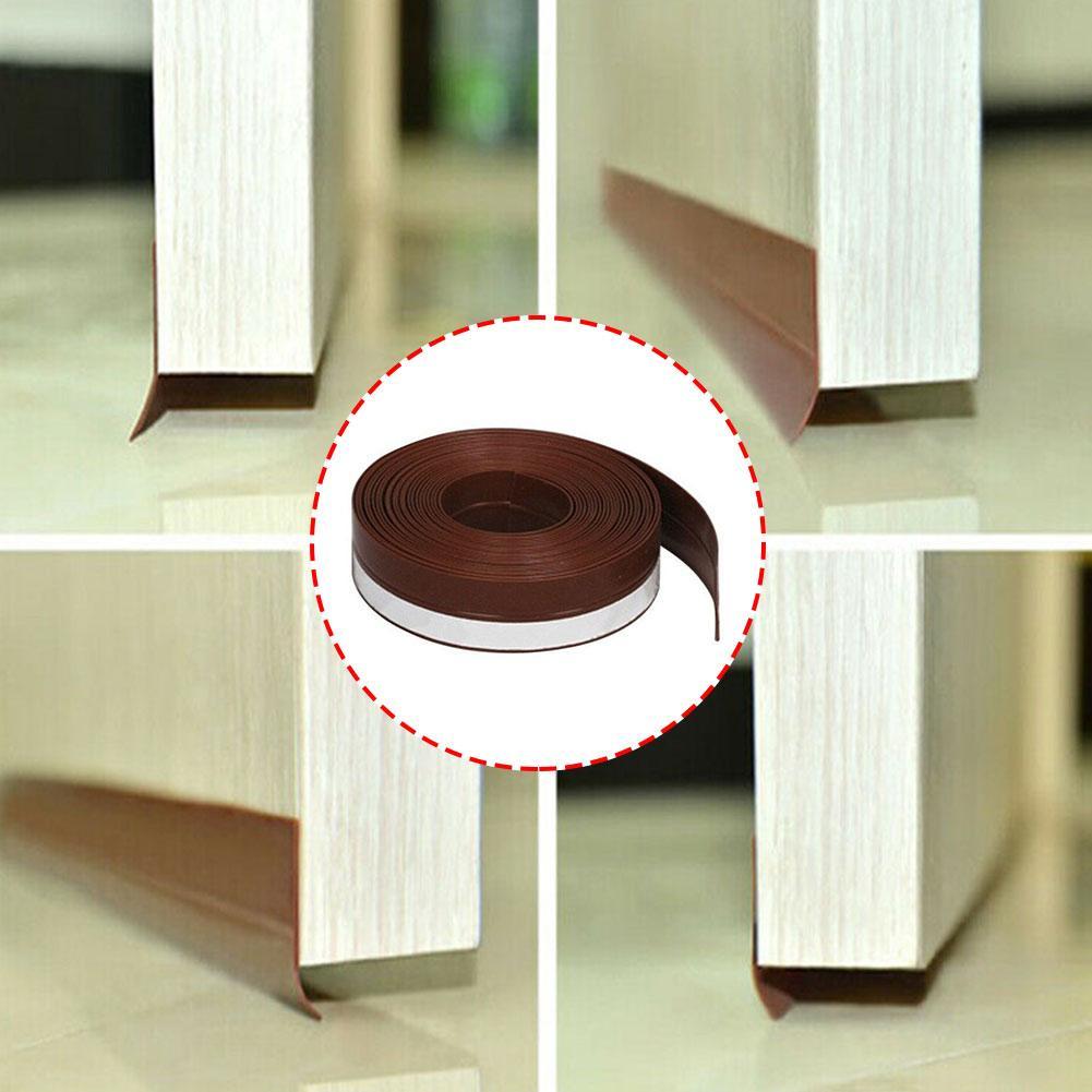 Self Adhesive Door And Window Sealing Strip 35mm Door Bottom Windproof Paste Window Insulation Glass Door Sound Insulation