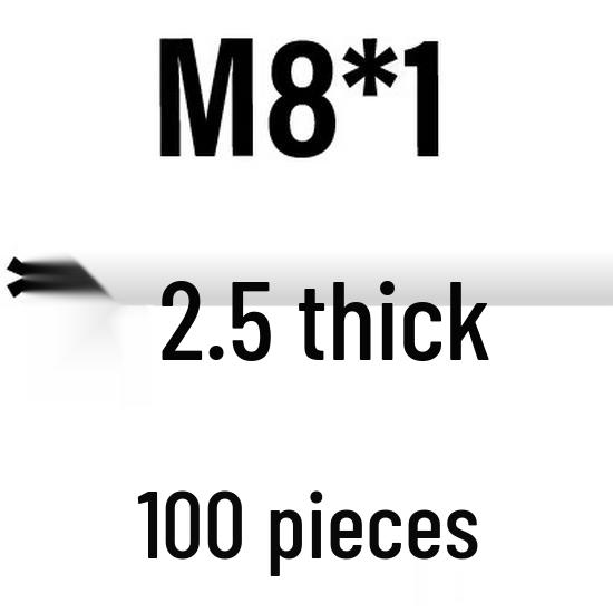 M6-M30 White Zinc Hex Thin Fine Thread Lock Nut GB808.