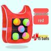 Parent-Child Indoor/Outdoor Velcro Ball Vest & Game Prop