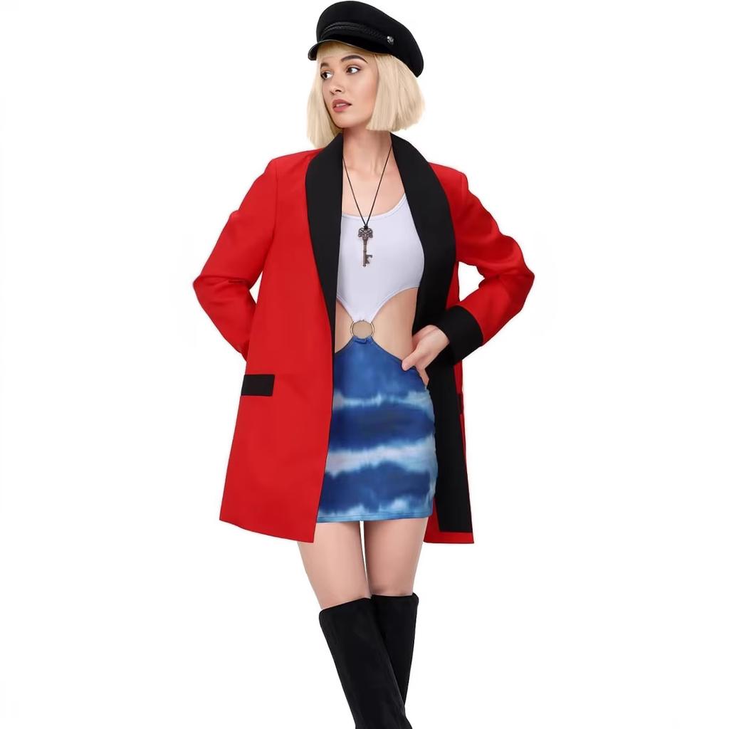 Anime Vivian Ward Cosplay Costume Movie Pretty Woman Halloween Roleplay Outfits Party Dress Cosutme For Woman