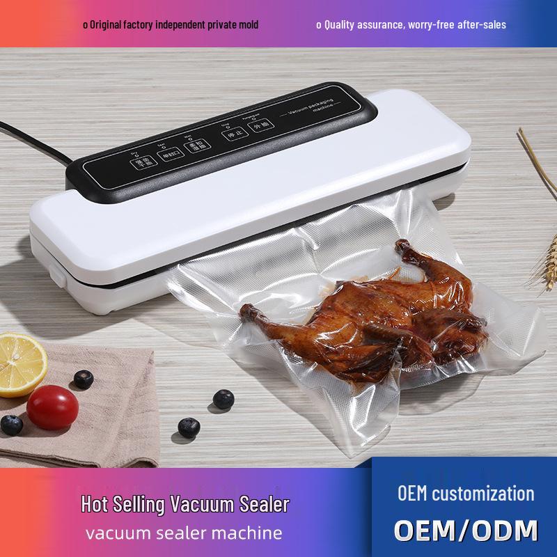 Compact Vacuum Sealer for Food Preservation | Household Plastic Sealing Machine