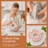 Pink Color Silicone Fondant Mold Photo Frame Design Baking Decor Tool  For Cake Decoration