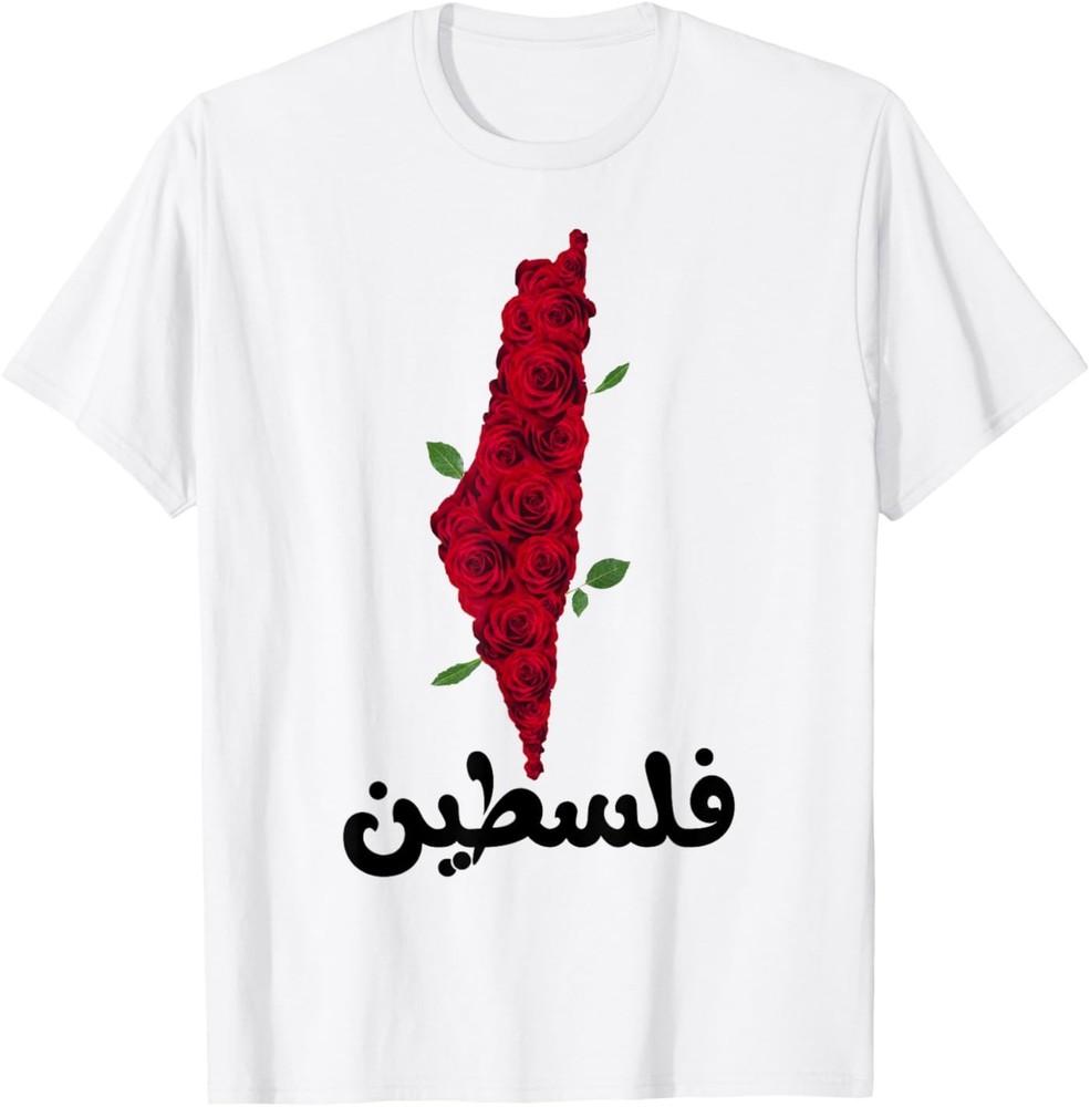 Палестина - Свободная Палестина - Карта Палестины Унисекс Футболка S